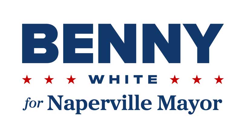 Benny White for Naperville Mayor Logo