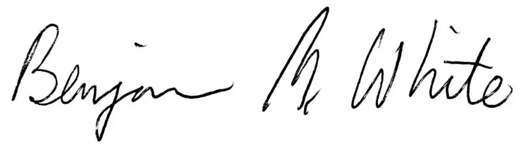 Benny White signature