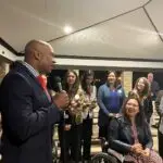 Benny with Senator Duckworth